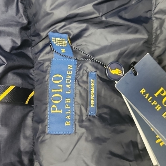 Ralph Lauren Men's polo water repellent down jacket navy blue sizes medium large - Picture 6 of 8